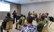 Imparte Maru Campos conferencia ante militares que cursan la Maestría en Seguridad