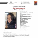 Piden ayuda para localizar a la menor Silvia Yuliana Chávez Cruz