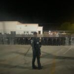 Policías municipales participan en operativo de revisión en el Cereso Estatal No. 7