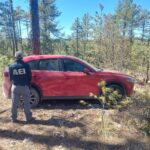 Recupera AEI en San Juanito, vehículo robado en Cuauhtémoc