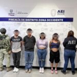 Durante cateo detiene AEI y SEDENA a cuatro personas con arma de fuego y droga