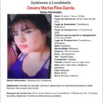 Piden ayuda para localizar a Devany Marina Ríos García