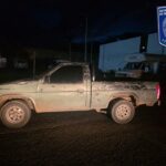 Asegura AEI Occidente una pick up con autopartes robadas