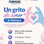 “Un grito de amor a tiempo”: invitan en Anáhuac a charla sobre prevención del suicidio