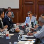 Maru Campos preside Mesa de Seguridad en Palacio de Gobierno