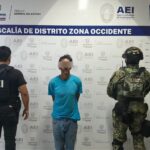 Detienen AEI y Sedena a sujeto con cristal y mariguana